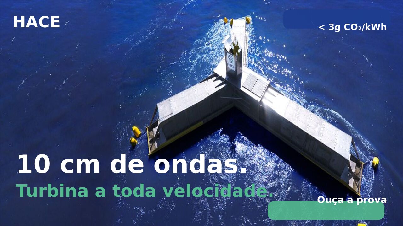 HACE turbine in operation